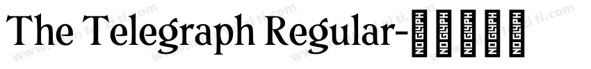 The Telegraph Regular字体转换